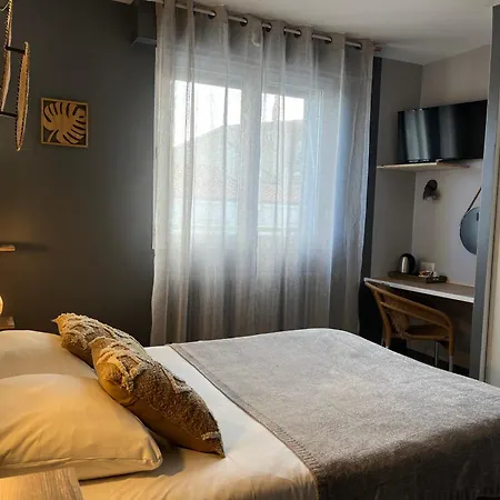 Hotell Acadie Saint Victor - Restaurant -face Mer-