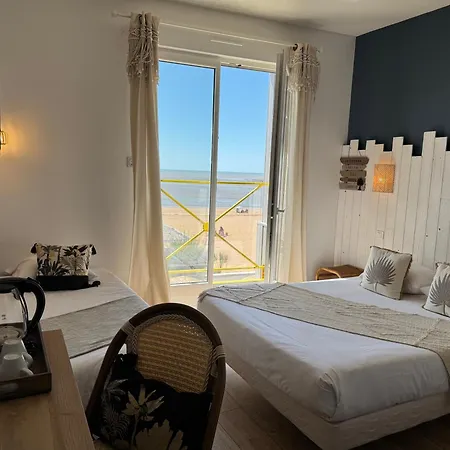호텔 Acadie Saint Victor - Restaurant -face Mer- Châtelaillon-Plage