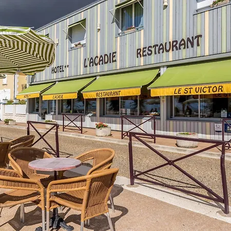 מלון Acadie Saint Victor - Restaurant -face Mer-