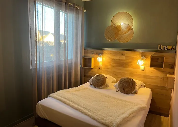 Hotel Acadie Saint Victor - Restaurant -face Mer-